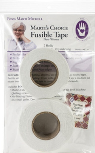 Batting Tape Fusible Non Woven 1in x 30yds - 2 rolls per pack - MM8220 -  715363082203