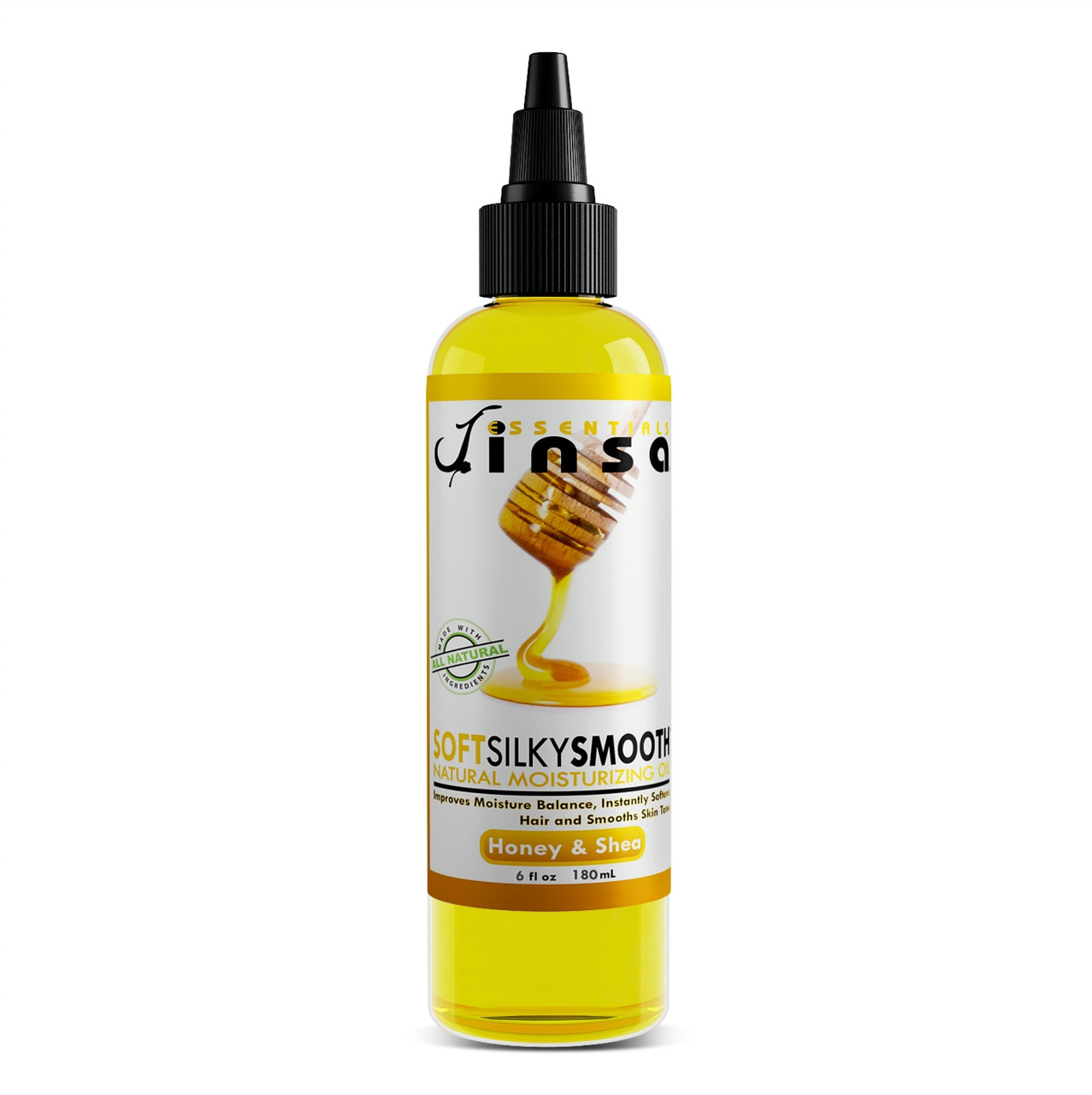 Honey & Shea Soft Silky Smooth Moisturizing Oil ( New 6oz) - Jinsa