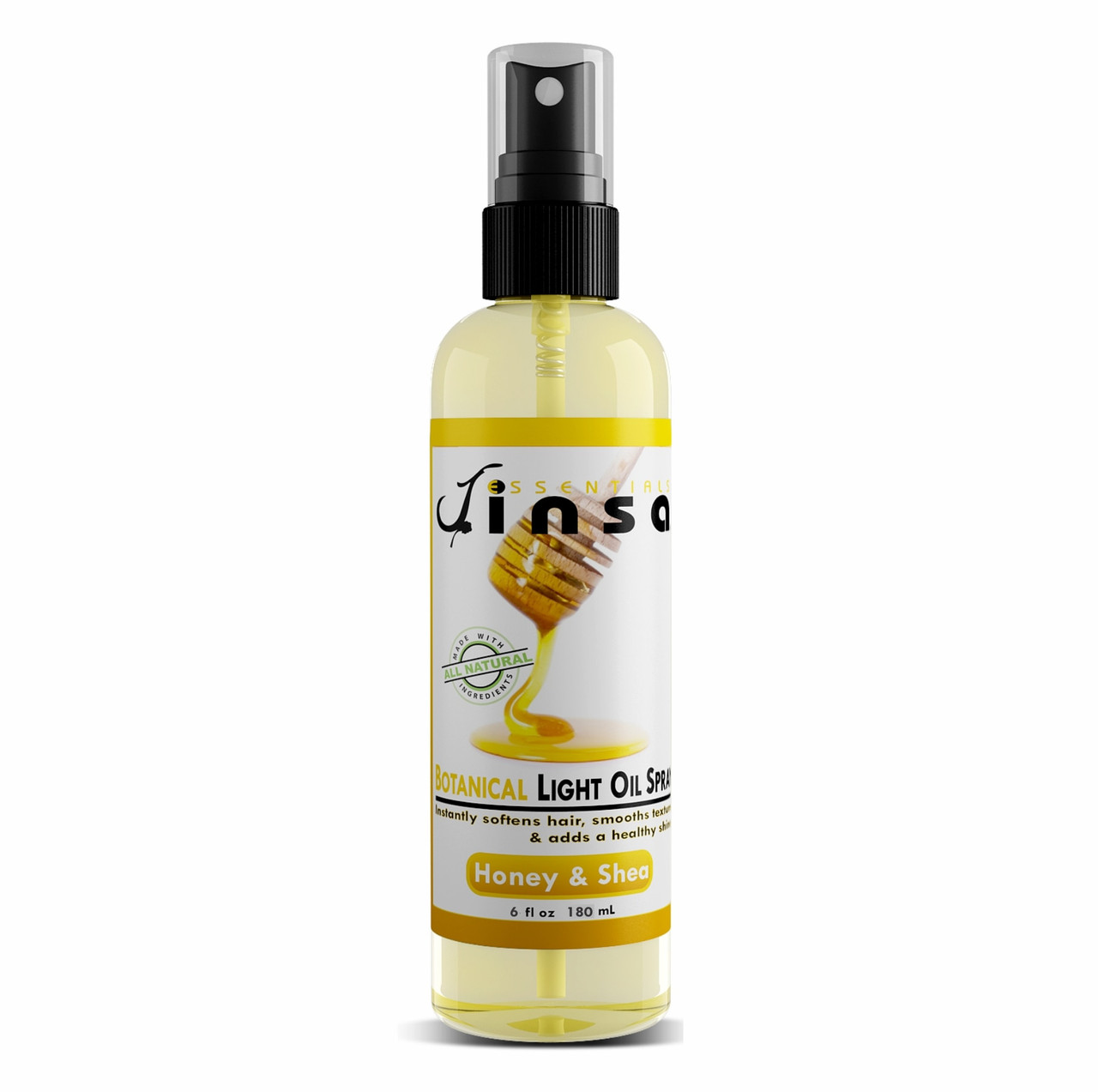 Honey & Shea Botanical Light Oil Spray (NEW 6oz) - Jinsa Essentials
