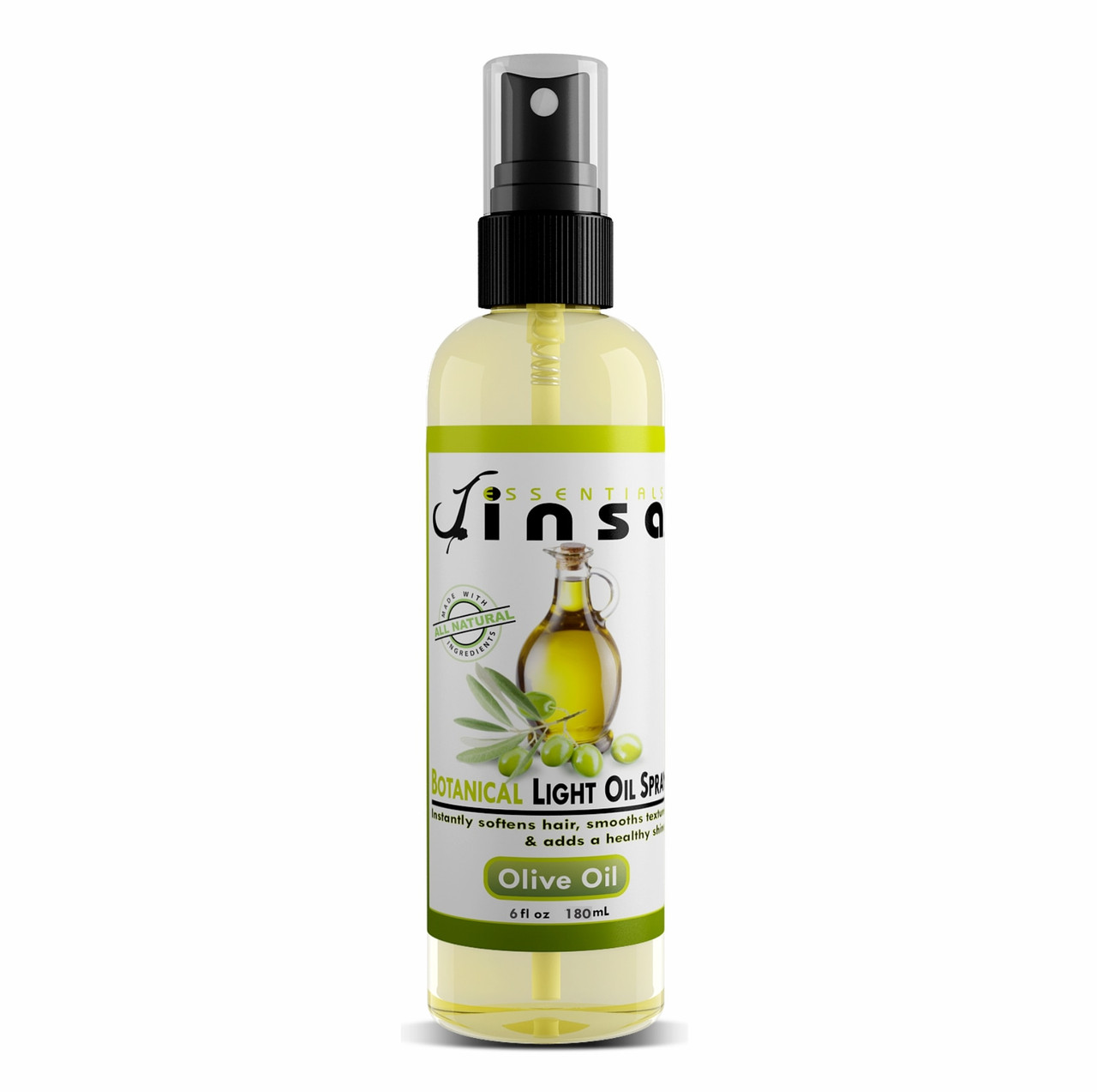 Olive Oil Botanical Light Oil Spray (NEW 6oz) - Jinsa Essentials