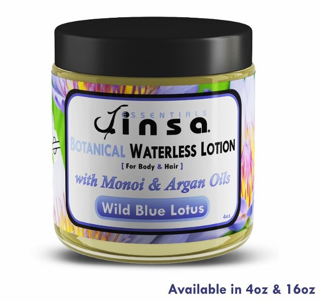 Wild Blue Lotus Botanical Waterless Lotion (with Monoi & Argan