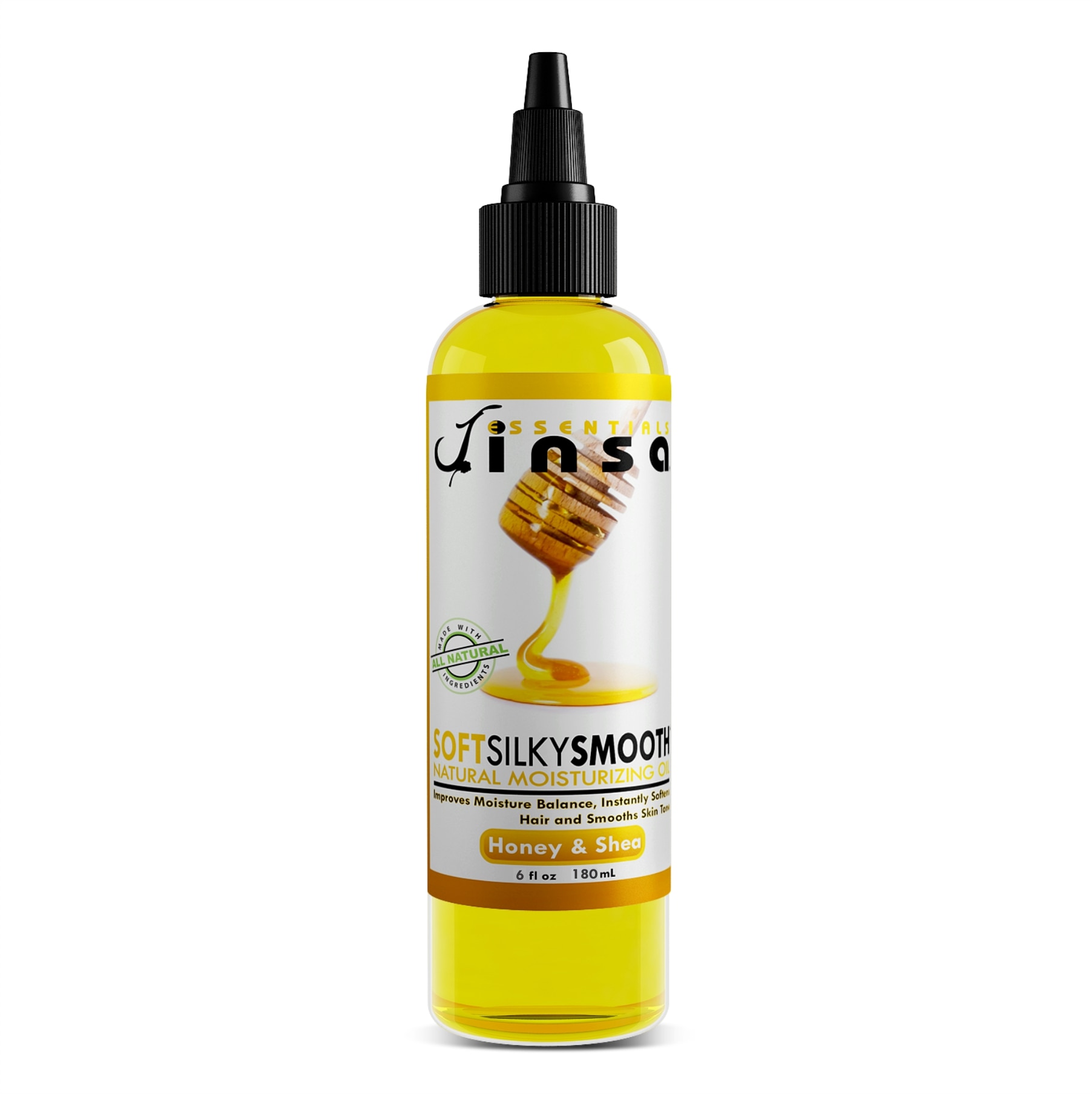 Honey & Shea Soft Silky Smooth Moisturizing Oil ( New 6oz) - Jinsa