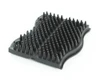 Black vet-approved animal scratcher pad — interlocking design, Made in USA