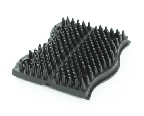 Black vet-approved animal scratcher pad — interlocking design, Made in USA