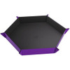 Magnetic Dice Tray: Hexagonal Black/Purple