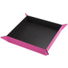 Magnetic Dice Tray: Square Black/Pink