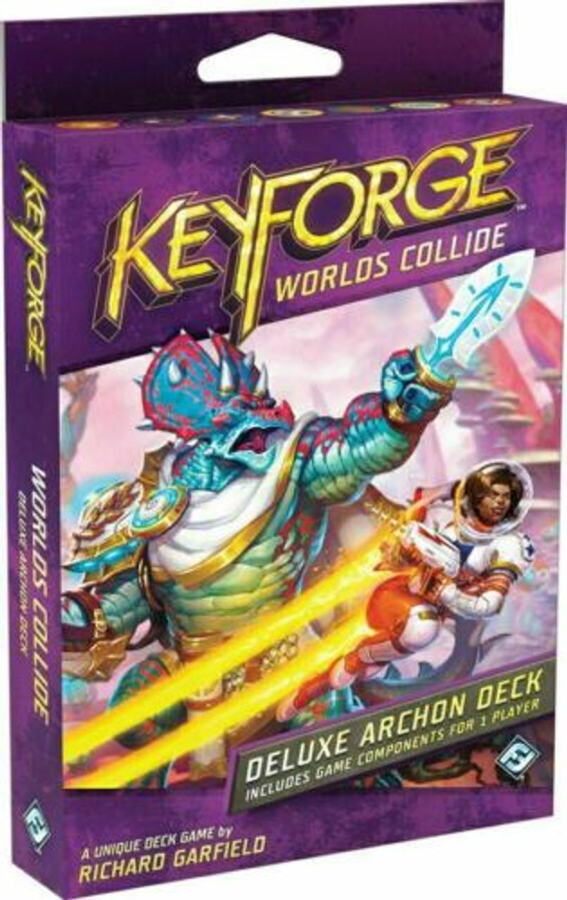 KeyForge - World's Collide - Deluxe Archon Deck - Sealed -=NEW=-
