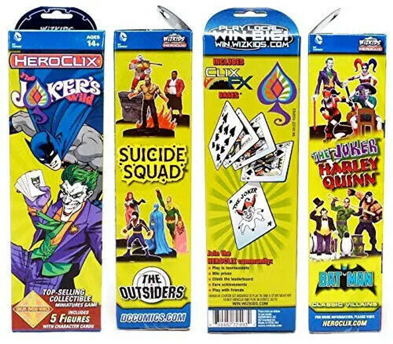 DC Heroclix Joker's Wild - Booster Pack -=New=-