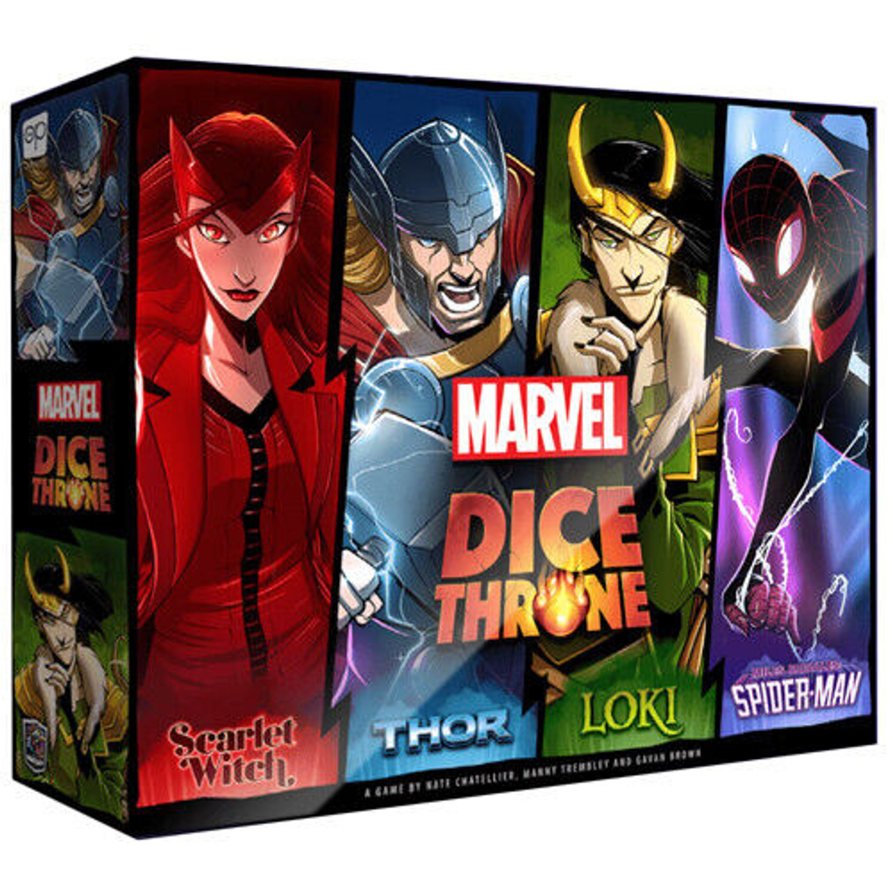 Marvel Dice Throne: 4-Hero Box (Scarlet Witch, Thor, Loki, & Spider-Man) -=NEW=-