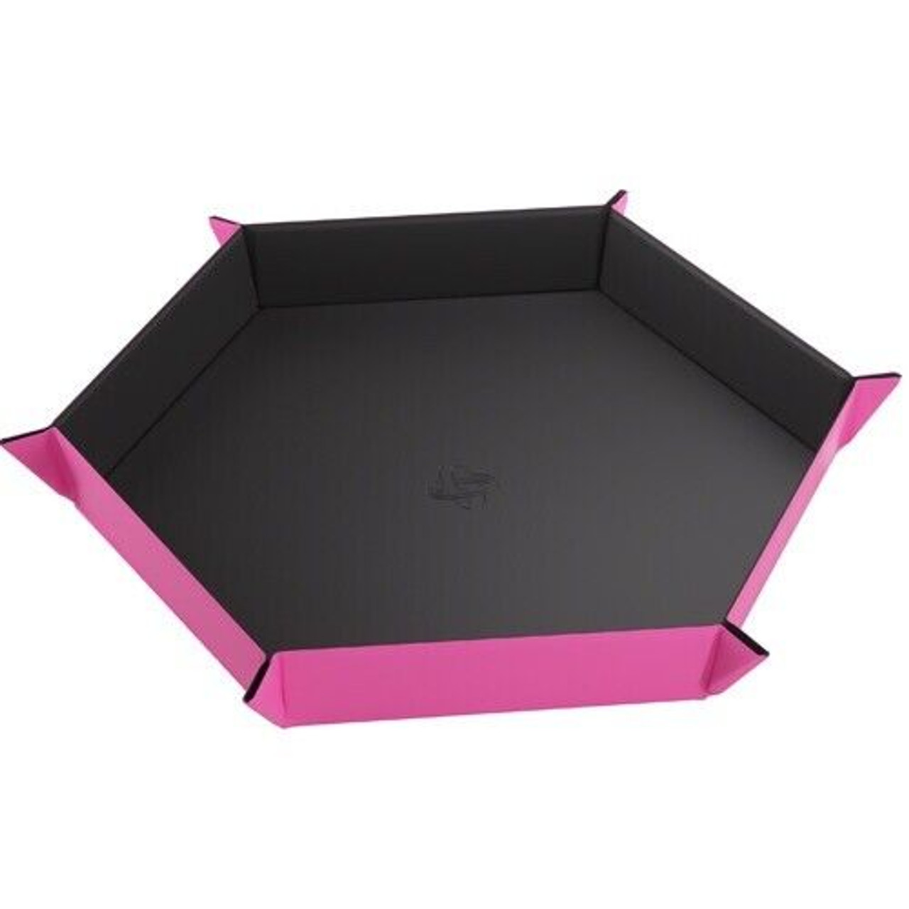 Magnetic Dice Tray: Hexagonal Black/Pink