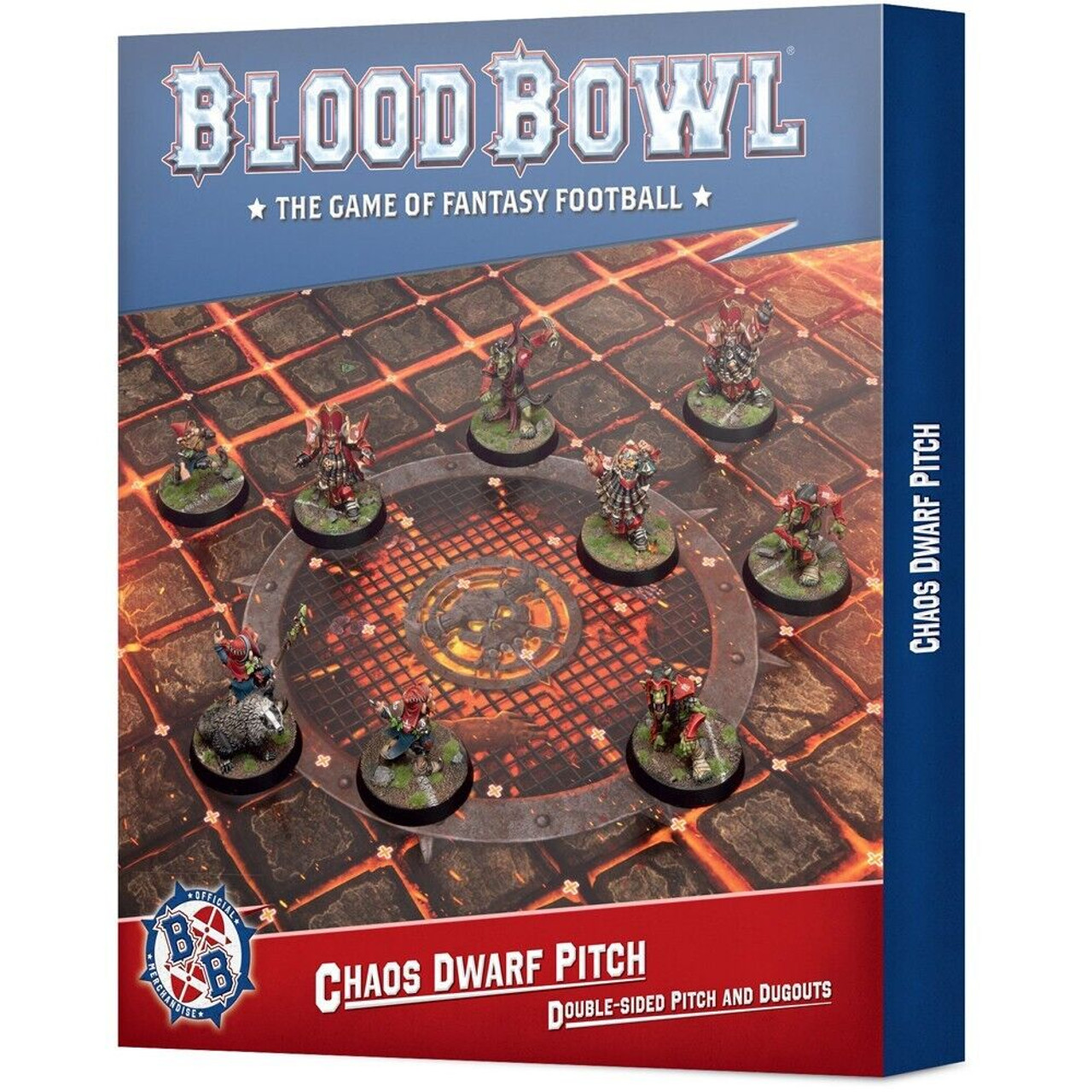 Blood Bowl: Chaos Dwarf Team - Pitch & Dugouts