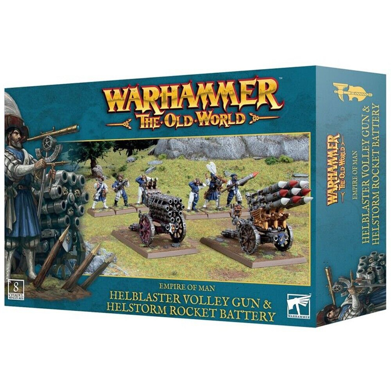 Warhammer Old World: Empire of Man - Helblaster Volleygun & Helstorm Battery