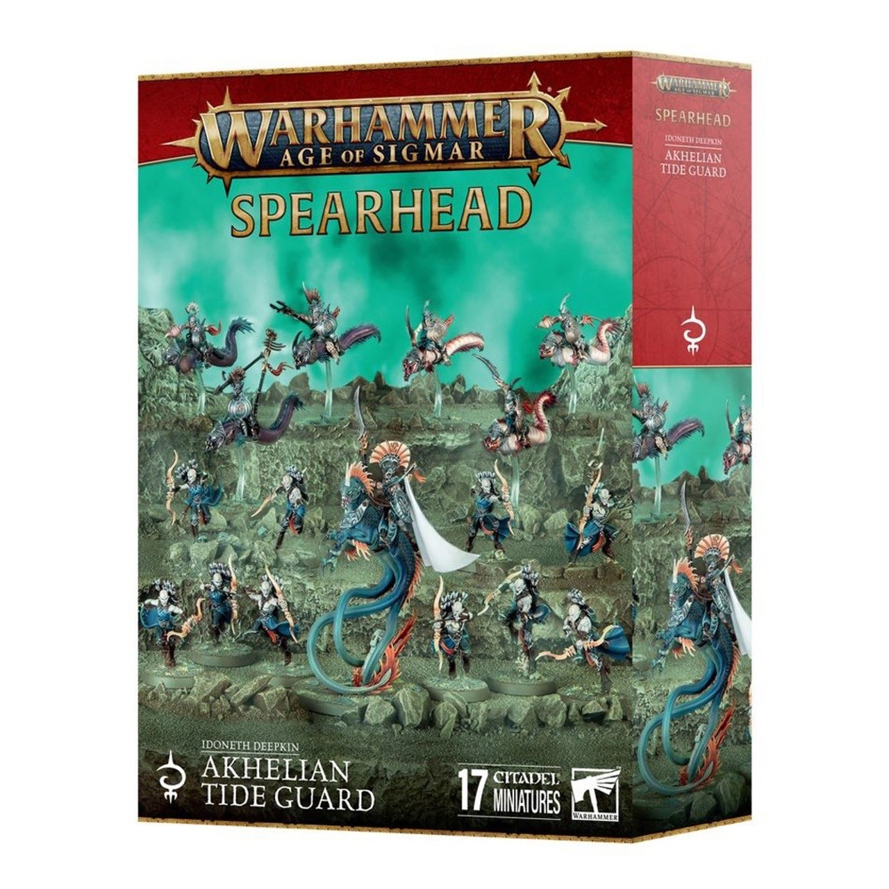 Warhammer Age of Sigmar: Spearhead - Idoneth Deepkin - Akhelian Tide Guard Warhammer Age of Sigmar: Spearhead - Idoneth Deepkin - Akhelian Tide Guard
