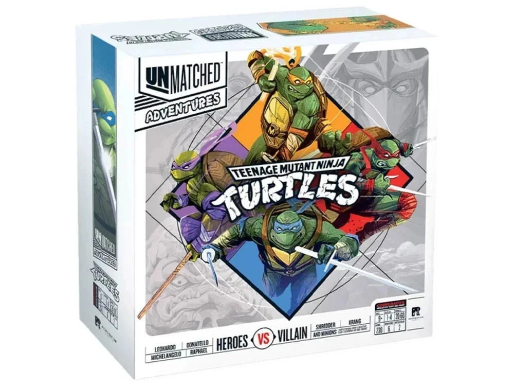 Unmatched Adventures - Teenage Mutant Ninja Turtles (TMNT) Board Game