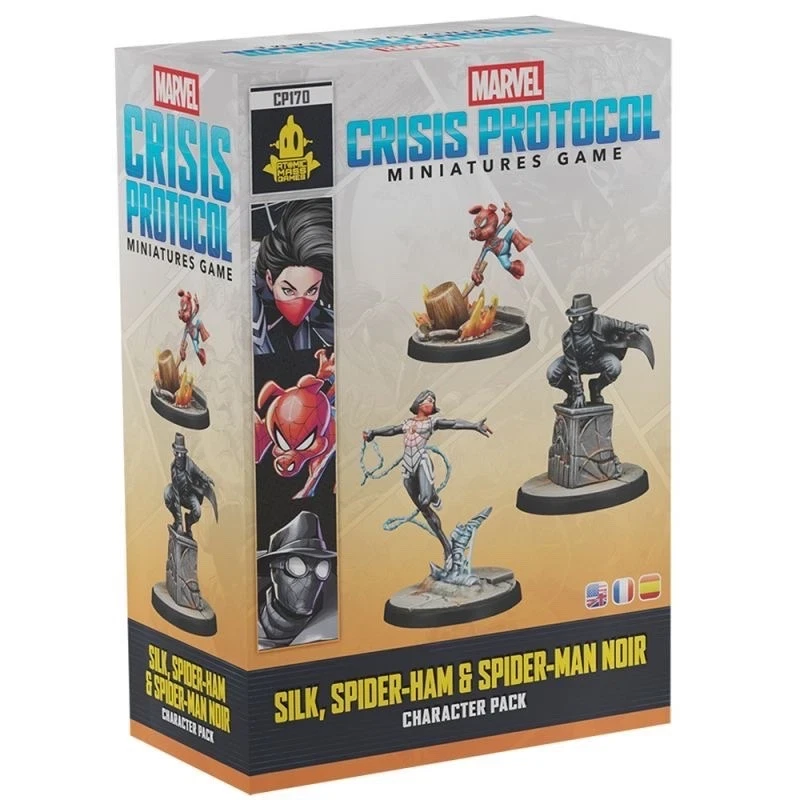 Marvel Crisis Protocol: Silk, Spider-Man Noir, Spider-Ham