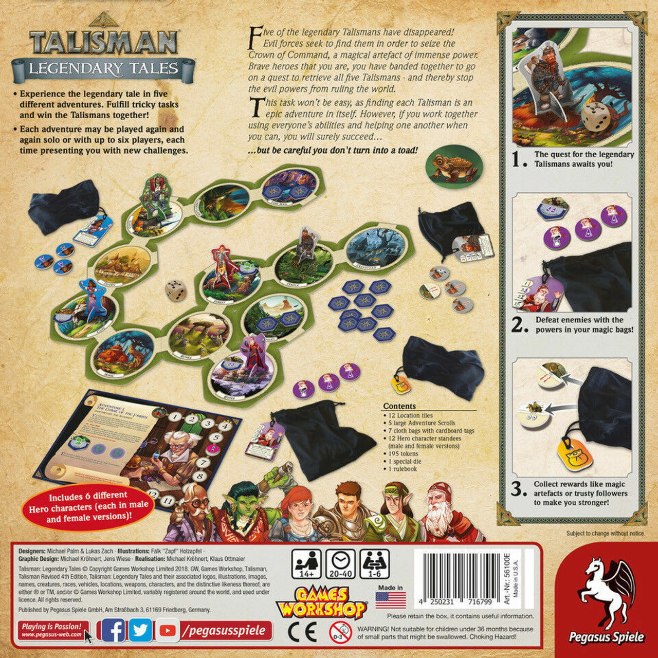 Talisman Legendary Tales Board Game 1-6 Players Games Workshop -=NEW=- |  Games Workshop Sued | sincovaga.com.br