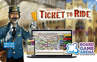 Play Ticket to Ride now on Board Game Arena! Play Ticket to Ride now on Board Game Arena!