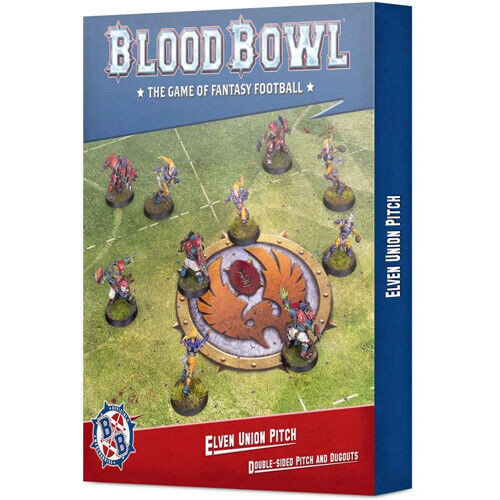 Blood Bowl: Elven Union Team - Pitch & Dugouts - Sigmar - Warhammer -=NEW=-