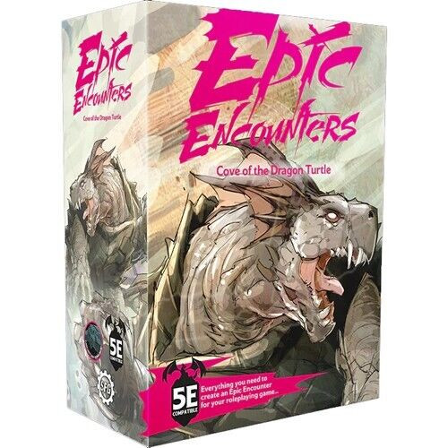 Epic Encounters: Cove of the Dragon Turtle (D&D 5E Compatible) RPG Game Set