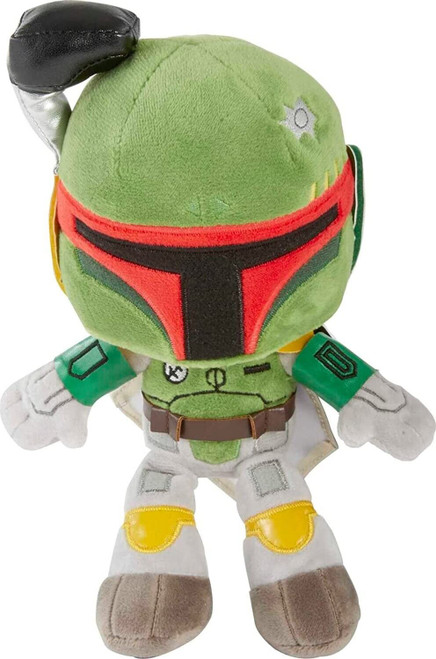 Star Wars Plush 8-in Boba Fett, Soft, Collectible Movie Gift for Fans Age