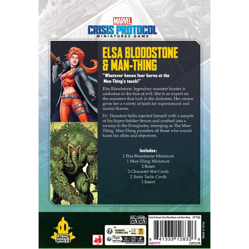 Marvel Crisis Protocol: Elsa Bloodstone & Man-Thing Marvel Crisis Protocol: Elsa Bloodstone & Man-Thing