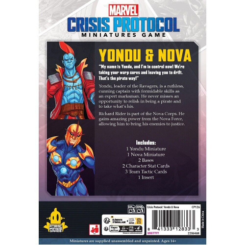 Marvel Crisis Protocol: Yondu & Nova Marvel Crisis Protocol: Yondu & Nova