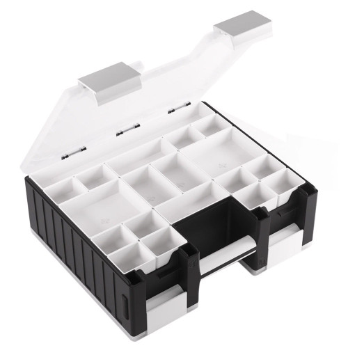 Game Castle: Black/White/Clear - Deck Box