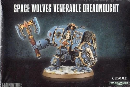 Warhammer 40K: Space Wolves Venerable Dreadnought/Bjorn the Fell-Handed/Murderfa