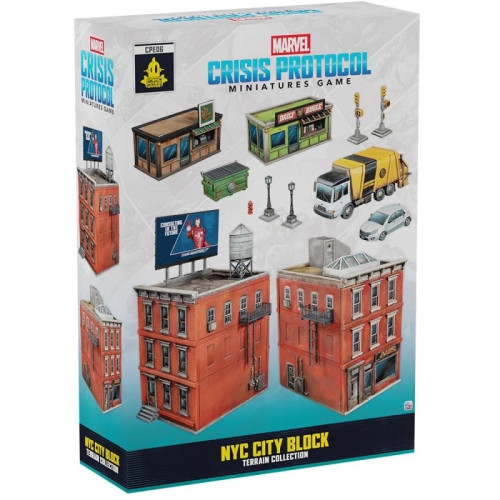 Marvel Crisis Protocol: NYC City Block Terrain Collection Marvel Crisis Protocol: NYC City Block Terrain Collection