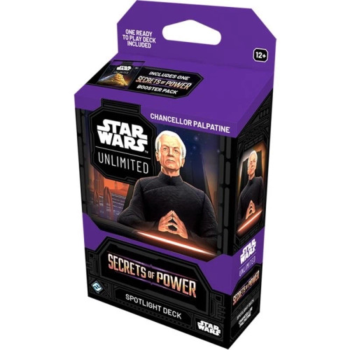 Star Wars Unlimited TCG: Secrets of Power - Spotlight Deck- Chancellor Palpatine Star Wars Unlimited TCG: Secrets of Power - Spotlight Deck- Chancellor Palpatine
