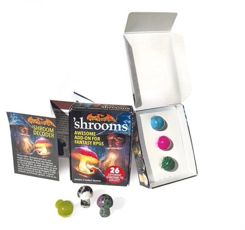 Stat Trackers 5E: 'Shrooms (3 Random) RPG Trinket Accessories