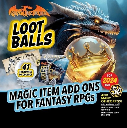 Stat Trackers 5E/PF: Loot Balls (D&D / Fantasy RPG accessory