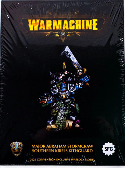 Warmachine Southern Kriel - Major Abraham Stormcrow