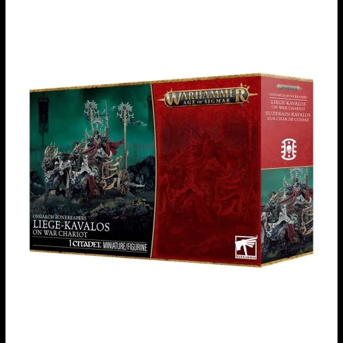 Warhammer Age of Sigmar: Ossiarch Bonereapers - Liege-Kavalos on War Chariot