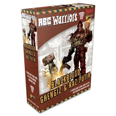 Blackblood, Ghengiz & Raz-Poetin Miniaturen - ABC Warriors 2000AD Tabletop Wargaming