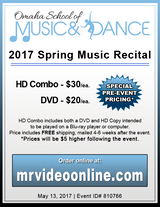 Omaha School of Music & Dance - 2017 Music Recital 5/13/2017