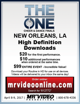 The One Cheer and Dance Finals - 2017 New Orleans, LA 4/8-9/2017