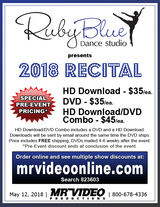 Ruby Blue Dance Studio - 2018 Recital - 5/12/2018