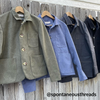 Distressed canvas jackets handmade with fabric from Big Duck Canvas