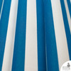 AquaDuck® Outdoor furniture fabric - Royal blue and white stripe