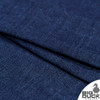 Linen fabric for home décor -Indigo Blue - Saxony
