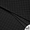 Ripstop Waxed Cotton Close-up texture of black ripstop waxed canvas fabric showing the durable crosshatch weave and matte waxed finish for rugged outdoor project canvas Fabric