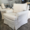 Natural Cotton Canvas Slipcover - Chair Fabric