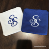 Cornhole bags made from Royal Blue cotton canvas from Big Duck