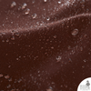 Water droplets beading on Saddle Brown Waxed Canvas Fabric — naturally water-repellent cotton canvas treated with non-toxic eco wax