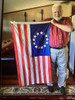 Flag made from cotton canvas fabric - natural 7oz Flag made from cotton canvas fabric - natural 7oz