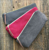 Canvas pencil pouches made from 10oz Canvas by big duck canvas