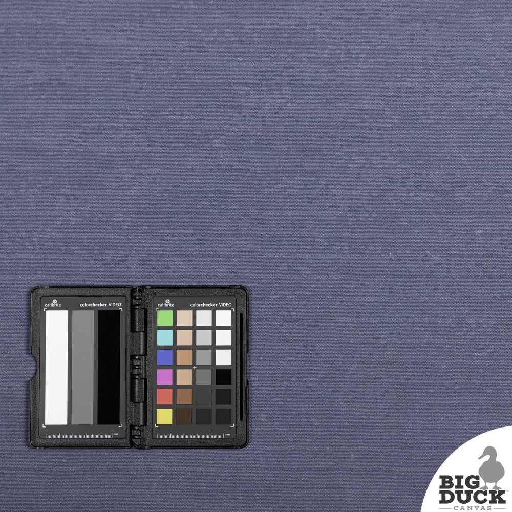 12oz Stone Washed Cotton Canvas Fabric | Harbor Blue | Vintage