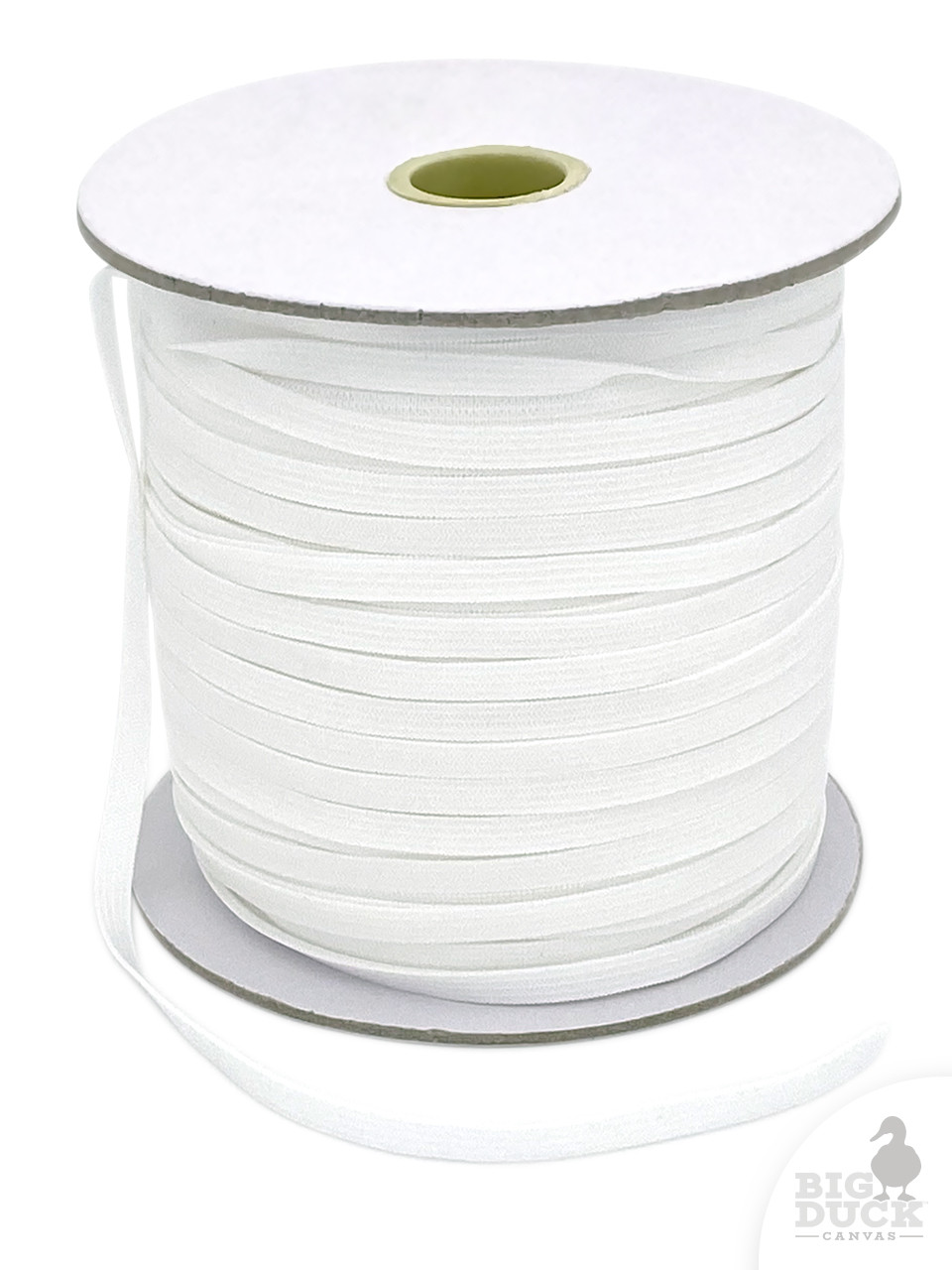 Elastic, 1/4 Knitted White, Wholesale