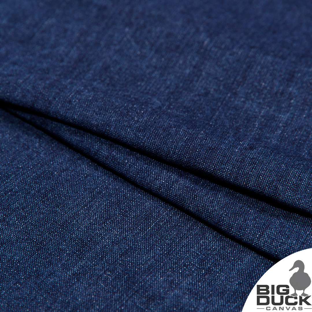 Linen Fabric | Linen Fabric by the yard | Saxony | Indigo